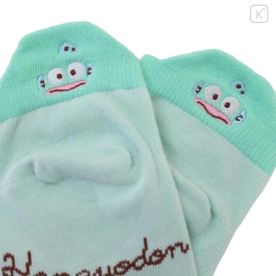 Japan Sanrio Embroidery Socks - Hangyodon & Friend - 2