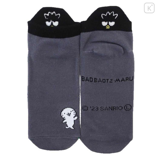 Japan Sanrio Embroidery Socks - Bad Badtz-maru & Friend - 1