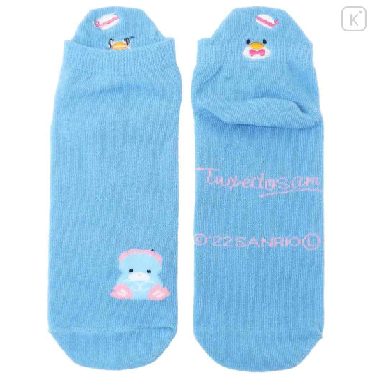 Japan Sanrio Embroidery Socks - Tuxedo Sam & Friend - 1
