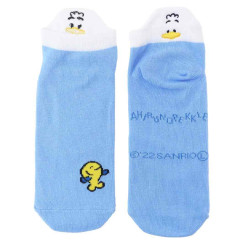 Japan Sanrio Embroidery Socks - Ahiru no Pekkle & Friend