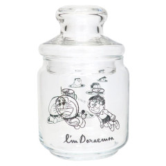 Japan Doraemon Jar Glass Storage Container - Friends