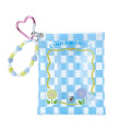 Japan Sanrio Original Clear Pouch - Cinnamoroll / Pastel Checker - 1