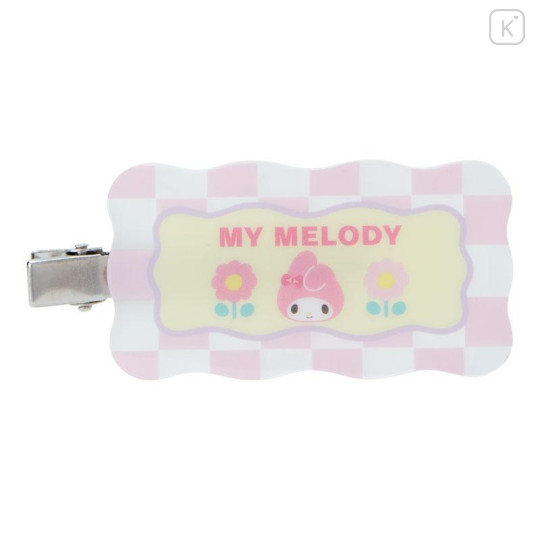 Japan Sanrio Original Bangs Clip 2pcs Set - My Melody / Pastel Checker - 5