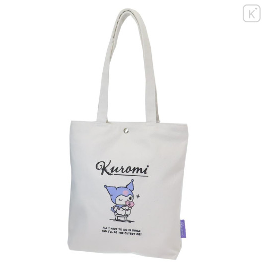 Japan Sanrio Tote Bag - Kuromi / Cutest Me - 1