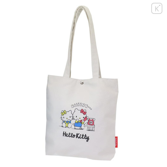 Japan Sanrio Tote Bag - Hello Kitty / Calling - 1