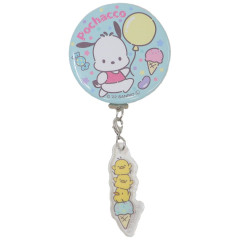 Japan Sanrio Can Badge Pin & Charm - Pochacco / Friend
