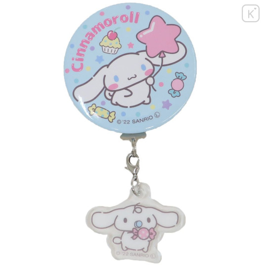 Japan Sanrio Can Badge Pin & Charm - Cinnamoroll / Friend - 1