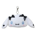 Japan Sanrio Pass Case Card Holder Pouch & Reel - Cinnamoroll : Ururu Heart Series - 1