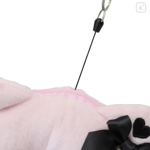 Japan Sanrio Pass Case Card Holder Pouch & Reel - Cinnamoroll : Ururu Heart Series - 4