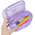 Japan Sanrio Clear Pen Pouch & Mesh Pouch - Kuromi - 3