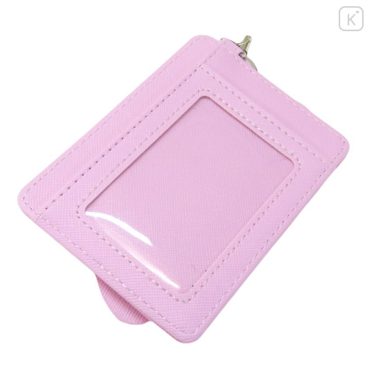 Japan Sanrio Pass Case Card Holder with Reel - My Melody / Pure - 2