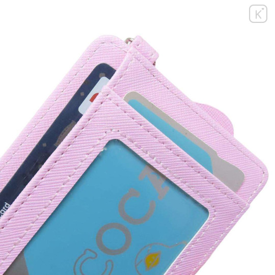 Japan Sanrio Pass Case Card Holder with Reel - My Melody / Pure - 3