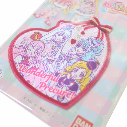 Japan Wonderful PreCure Wappen Iron-on Applique Patch - Heart Shape - 2
