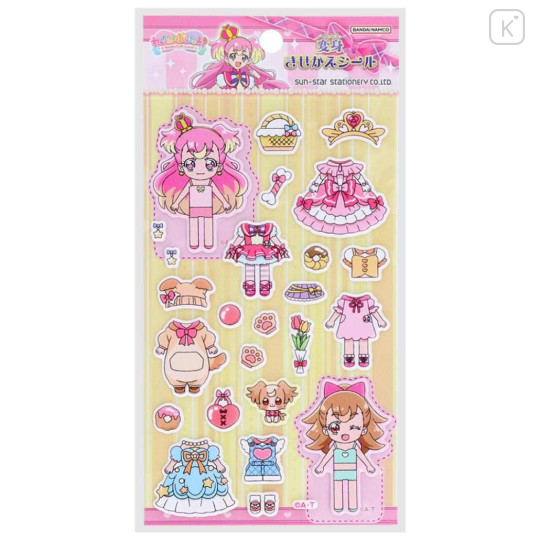 Japan Wonderful Pretty Cure Sticker - Transformation / Pink - 1