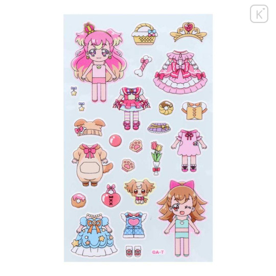 Japan Wonderful Pretty Cure Sticker - Transformation / Pink - 3