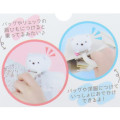 Japan San-X Plush Badge & Bag Charm - Sumikko Gurashi Shiro - 3