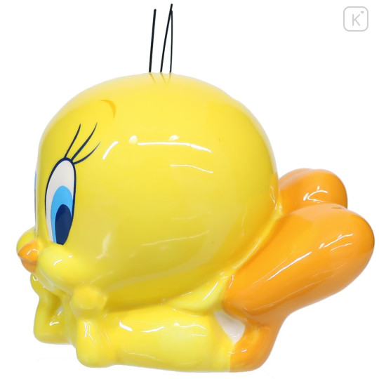 Japan Looney Tunes Ceramic Piggy Bank - Tweety - 2