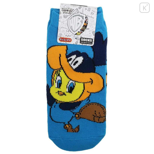 Japan Looney Tunes Socks - Tweety / Blue - 1