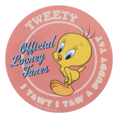 Japan Looney Tunes Vinyl Sticker - Tweety / Pink