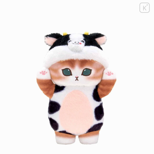 Japan Mofusand Stuffed Plush Toy (SS) - Cat / Cosplay Cow - 1