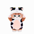 Japan Mofusand Stuffed Plush Toy (SS) - Cat / Cosplay Cow - 6