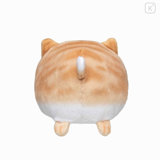 Japan Mofusand Mini Fluffy Plush Toy - Brown Cat - 6