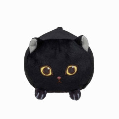 Japan Mofusand Mini Fluffy Plush Toy - Black Cat