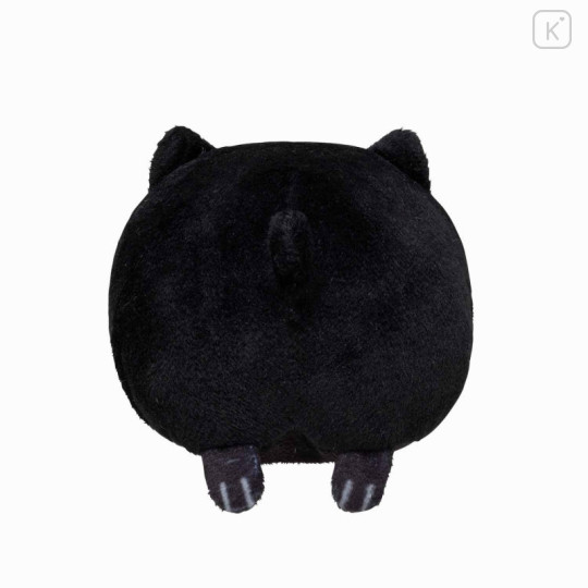 Japan Mofusand Mini Fluffy Plush Toy - Black Cat - 6