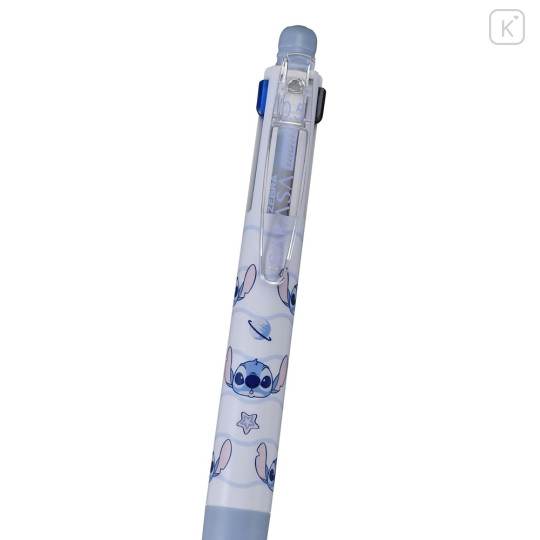 Japan Disney Store Sarasa Multi 4+1 Gel Pen & Mechanical Pencil - Stitch / Face - 4