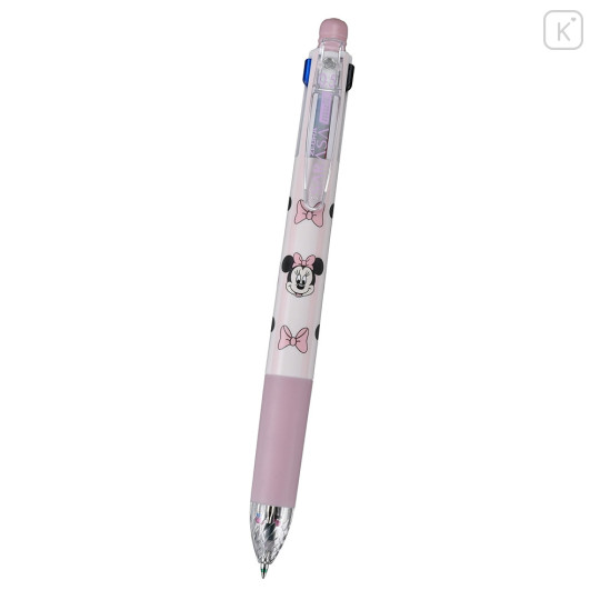 Japan Disney Store Sarasa Multi 4+1 Gel Pen & Mechanical Pencil - Minnie Mouse / Face - 2