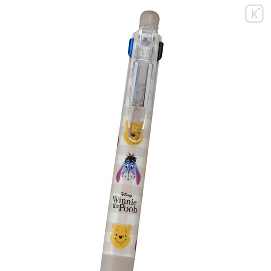 Japan Disney Store Sarasa Multi 4+1 Gel Pen & Mechanical Pencil - Winnie The Pooh / Face - 4