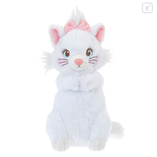 Japan Disney Store Fluffy Plush Pen Case - Marie Cat / Cat Day 2024 - 1