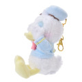 Japan Disney Store Fluffy Plush Keychain - Donald Duck / Hide And Seek - 2
