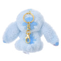 Japan Disney Store Fluffy Plush Keychain - Stitch / Hide And Seek - 3