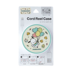 Japan Sanrio Cord Reel Case - Pochacco Party