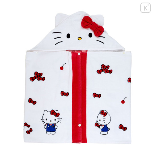 Japan Sanrio Original Hooded Towel - Hello Kitty - 2