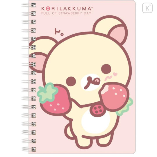 Japan San-X B6SP Notebook - Korilakkuma / Full of Strawberry Day A - 1