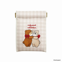 Japan Mofusand Exhibition Spring-Mouth Pouch (S) - Cat / Teddy Bear Cosplay / Hug