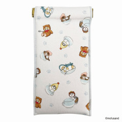 Japan Mofusand Exhibition Spring-Mouth Pouch (M) - Cat / Teddy Bear Cosplay / Mix