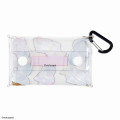 Japan Mofusand Multi Clear Pouch (S) with Carabiner - Cat / Fruits - 4