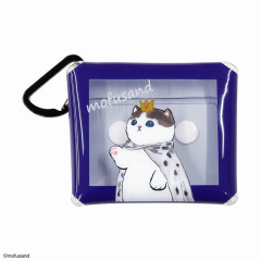 Japan Mofusand Multi Clear Pouch (SS) with Carabiner - Cat / King