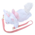 Japan Disney Store Pochette Shoulder Bag - Marie Cat / Stuffed Toy Style - 5