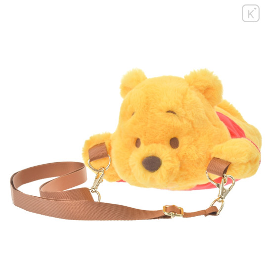 Japan Disney Store Pochette Shoulder Bag - Pooh / Stuffed Toy Style - 1
