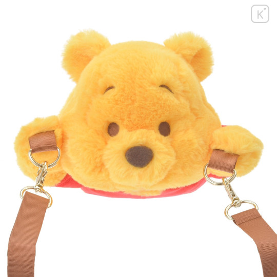 Japan Disney Store Pochette Shoulder Bag - Pooh / Stuffed Toy Style - 2