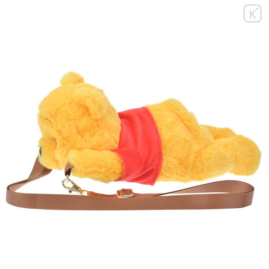 Japan Disney Store Pochette Shoulder Bag - Pooh / Stuffed Toy Style - 3