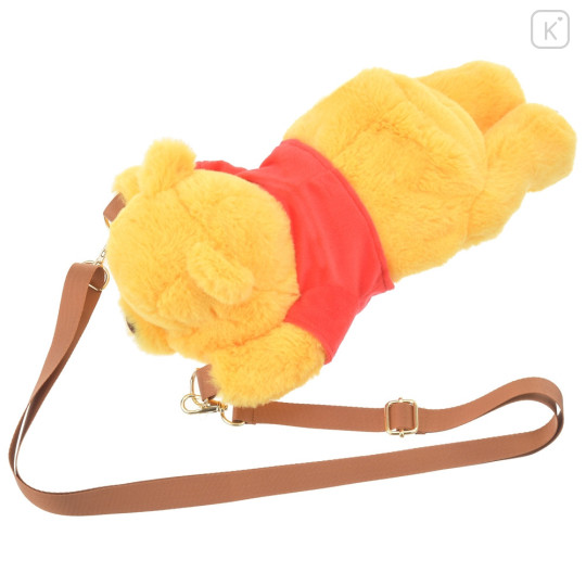Japan Disney Store Pochette Shoulder Bag - Pooh / Stuffed Toy Style - 5