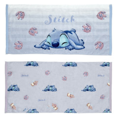 Japan Disney Store Face Towel Set of 2 - Stitch / Chill Life
