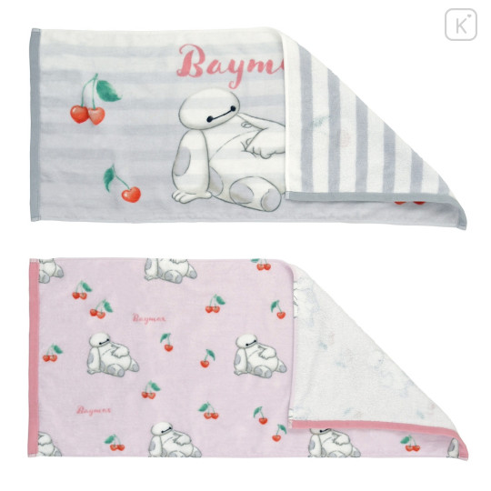 Japan Disney Store Face Towel Set of 2 - Baymax / Chill Life - 2
