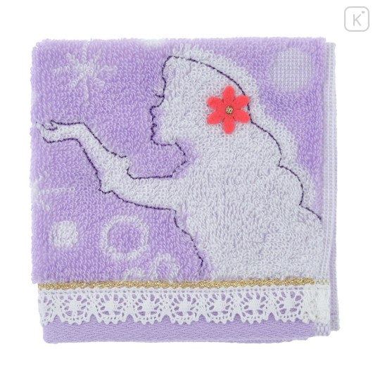 Japan Disney Store Towel Handkerchief - Rapunzel / Silhouette - 3