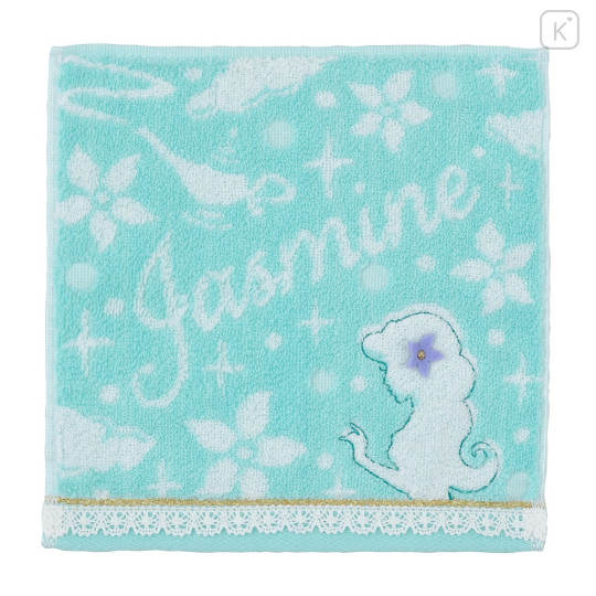 Japan Disney Store Towel Handkerchief - Jasmine / Silhouette - 1